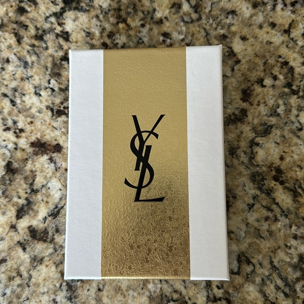 YSL perfume box. Just the box. Nice for decorating shelves/ fancy closet.